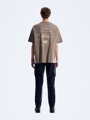 Berghaus Grey Geo Structure T-Shirt - Image 4 of 6