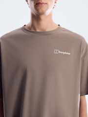 Berghaus Grey Geo Structure T-Shirt - Image 5 of 6