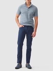 Rodd & Gunn Light Grey The Gunn Polo Shirt - Image 3 of 5