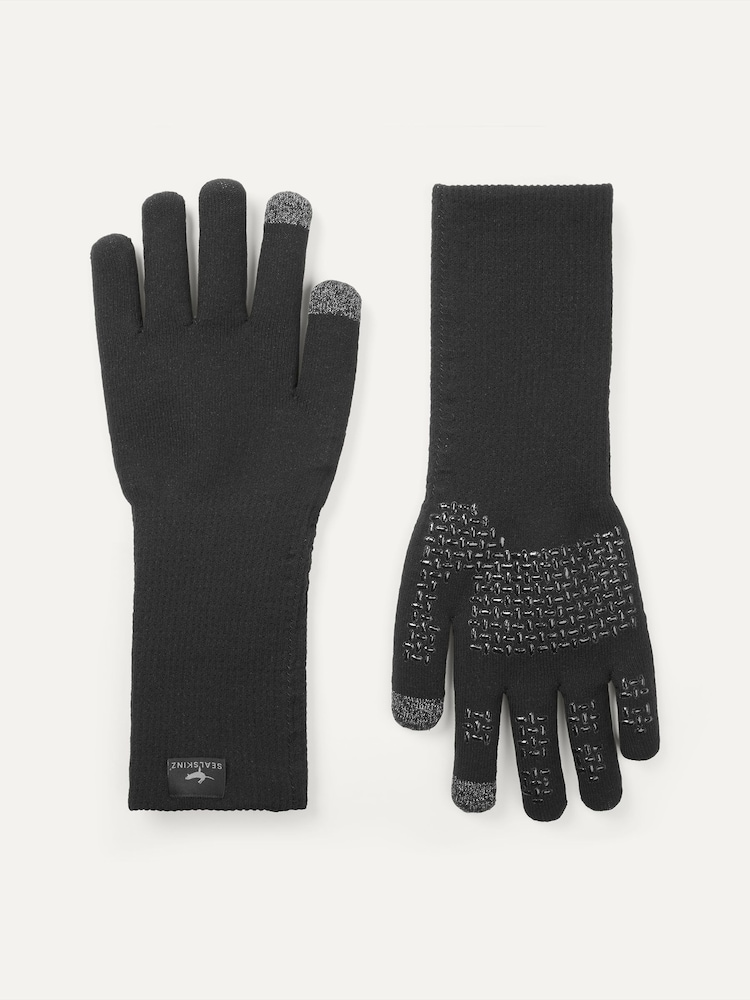 Skeyton Waterproof All Weather Ultra Grip Knitted Black Gauntlet - Image 1 of 3