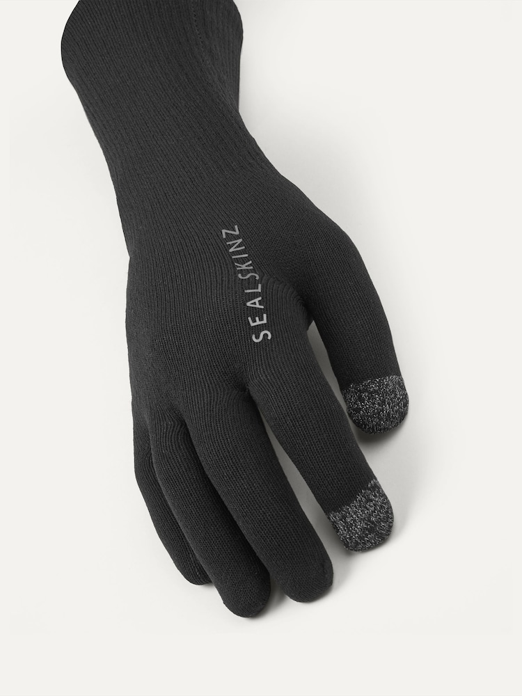 Skeyton Waterproof All Weather Ultra Grip Knitted Black Gauntlet - Image 3 of 3
