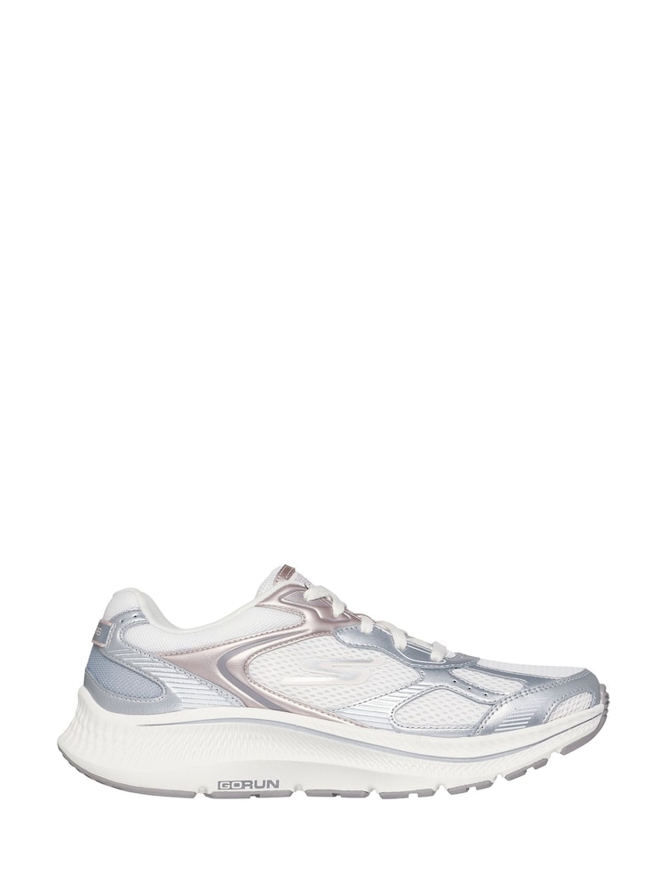 Skechers Off White GO RUN Consistent 2.0 Volt Trainers - Image 1 of 4