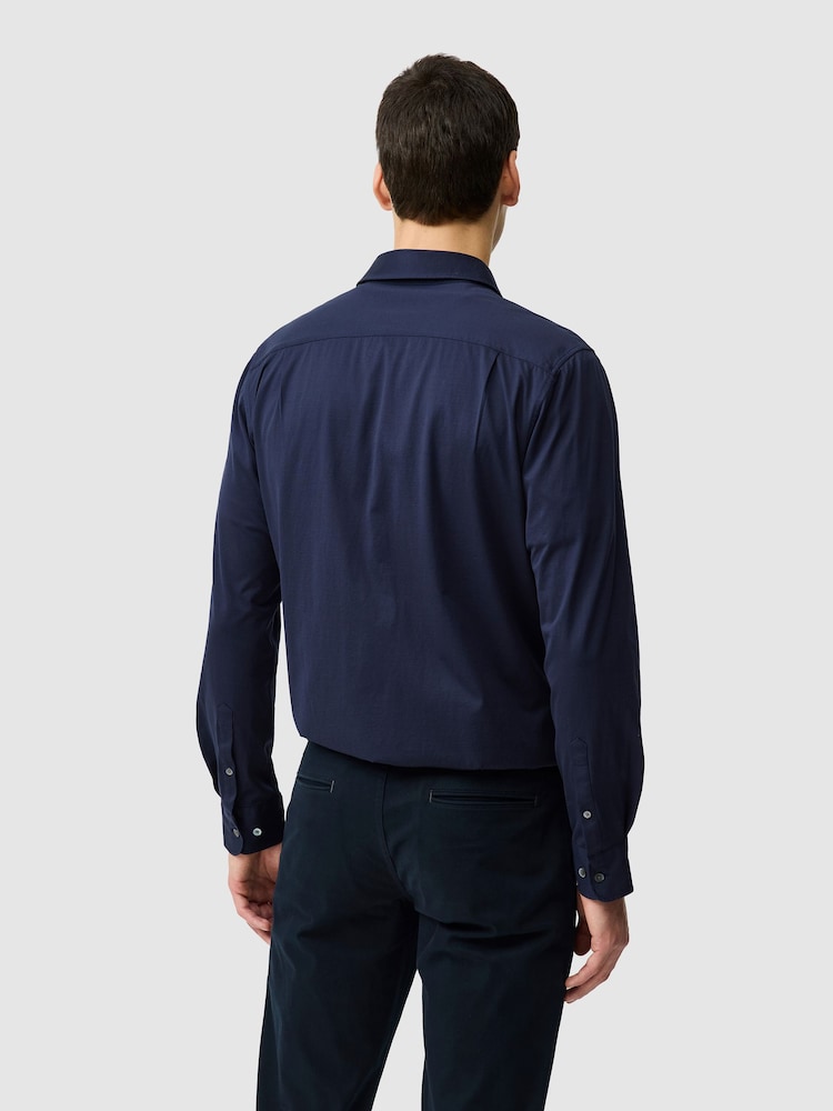 Rodd & Gunn Blue Ascot Park Sports Fit Shirt - Image 2 of 4