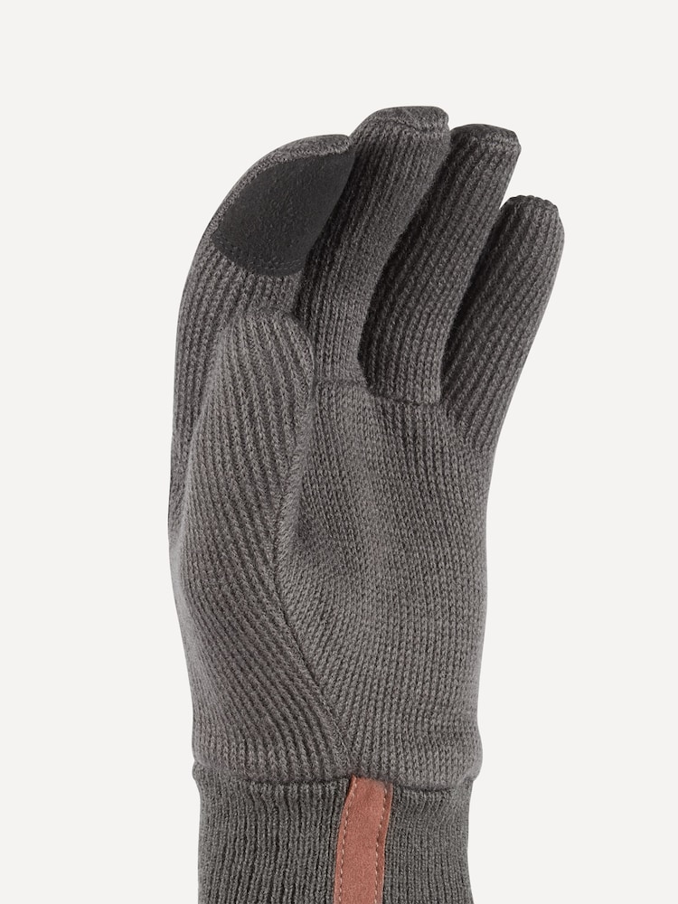 Grau - Sealskinz Necton Winddichte Allwetter-Strickhandschuhe - Bild 2 von 3 Grau - Sealskinz Necton Winddichte Allwetter-Strickhandschuhe - Bild 2 von 3