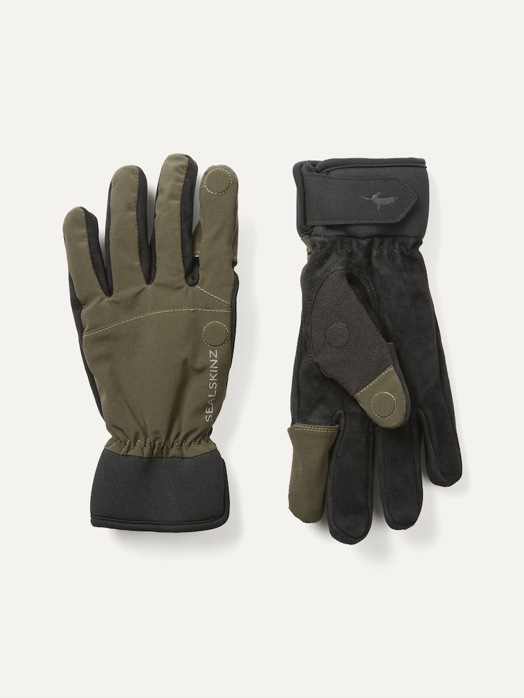 Sealskinz Stanford Waterproof All Weather Sporting Green Gloves - Image 1 of 1