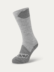 Gris - Calcetines de largo medio resistentes al agua y a todas las condiciones meteorológicas Raynham de Sealskinz - Imagen 1 de 2