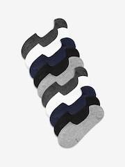 Multi 10 Pack Invisible Trainers Socks - Image 1 of 11