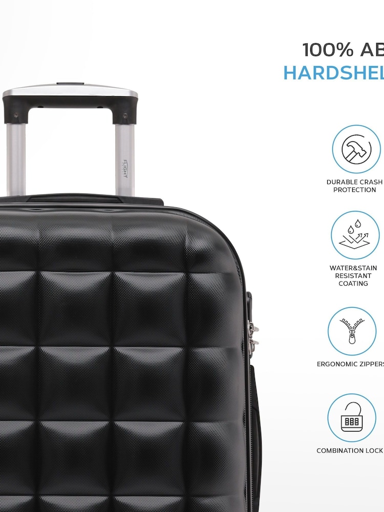 Flight Knight Hardcase Large Check in Suitcases and Cabin Case Set of 3 - Image 2 of 7