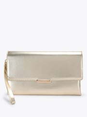 Carvela Gold Amalia Clutch Bag - Image 1 of 3