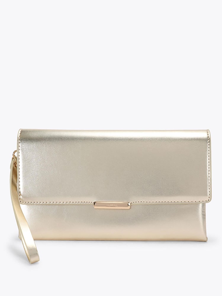 Carvela Gold Amalia Clutch Bag - Image 1 of 3 Carvela Gold Amalia Clutch Bag - Image 1 of 3