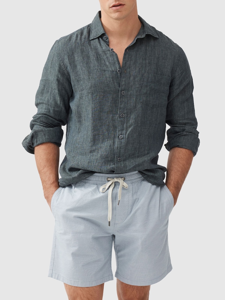 Rodd & Gunn Grey Coromandel Sports Fit Shirt - Image 1 of 5 Rodd & Gunn Grey Coromandel Sports Fit Shirt - Image 1 of 5