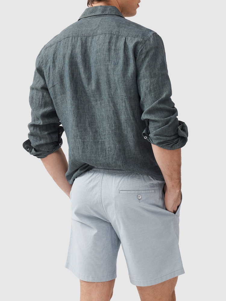 Rodd & Gunn Grey Coromandel Sports Fit Shirt - Image 2 of 5 Rodd & Gunn Grey Coromandel Sports Fit Shirt - Image 2 of 5