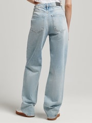 Superdry Blue Vintage Wide Jeans - Image 5 of 5