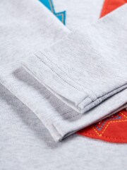 Frugi Red Organic Cotton Snowbording Yeti Applique Top - Image 2 of 4