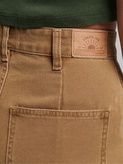 Superdry Brown Wide Leg Carpenter Trousers - Image 5 of 6