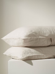 Truly Grey Linen Housewife Pillow Cases - Image 1 of 2