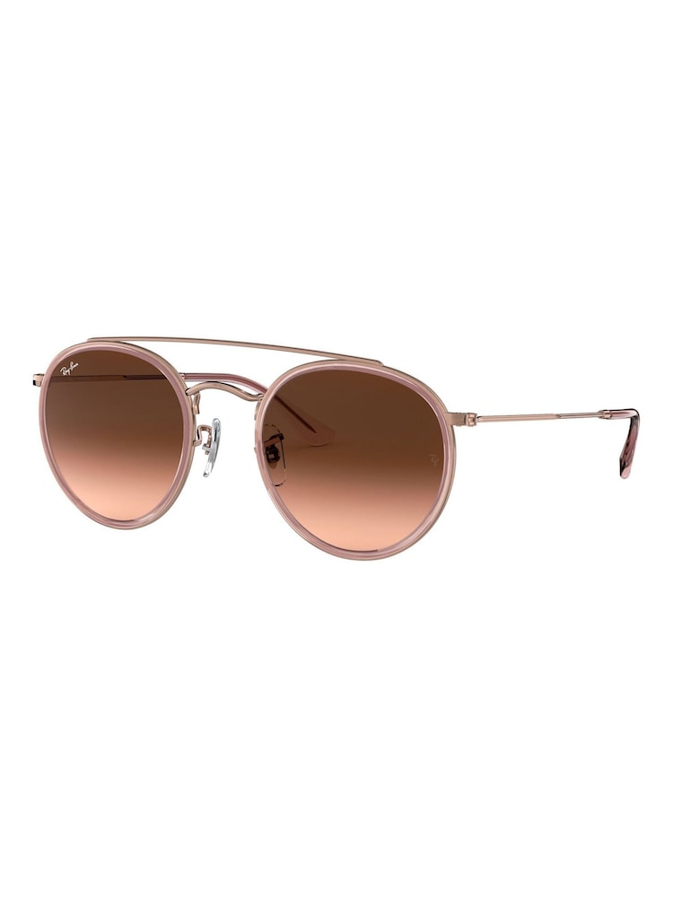 Ray-Ban Round Double Bridge Sunglasses - Image 3 of 12