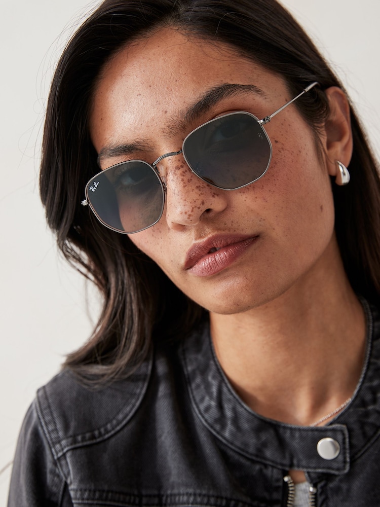Ray-Ban Medium Hexagonal Flat Lens Sunglasses - Image 1 of 11
