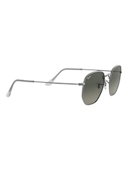 Ray-Ban Medium Hexagonal Flat Lens Sunglasses - Image 10 of 11