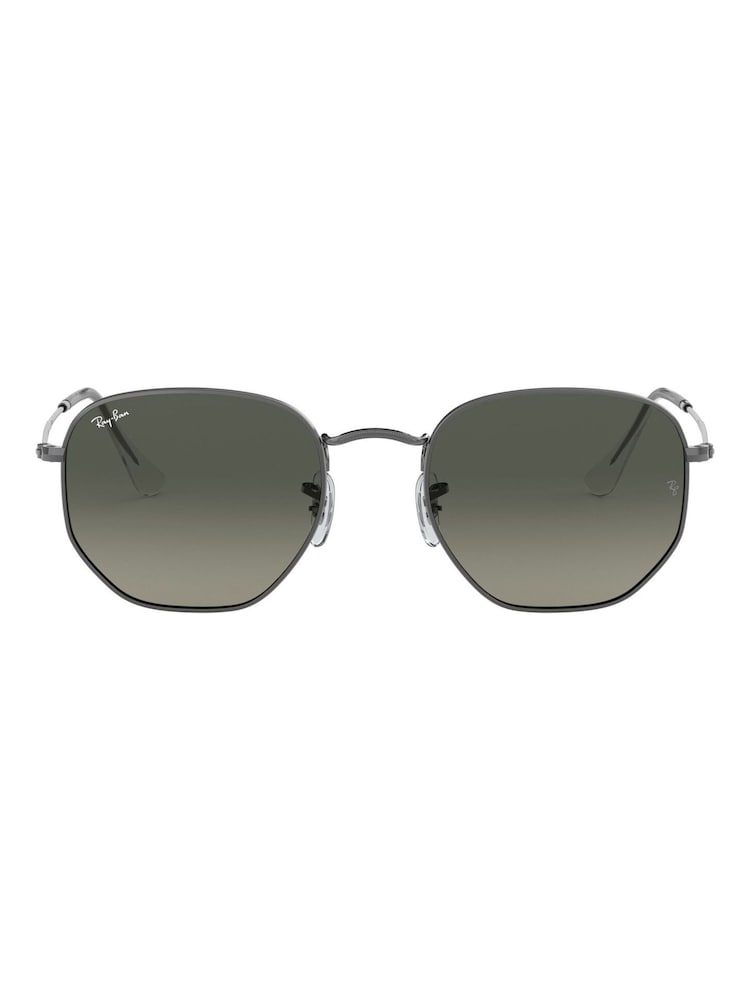 Ray-Ban Medium Hexagonal Flat Lens Sunglasses - Image 3 of 11
