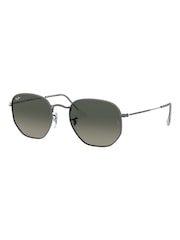 Ray-Ban Medium Hexagonal Flat Lens Sunglasses - Image 4 of 11