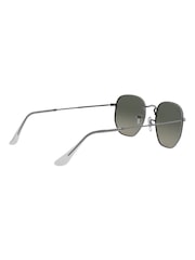 Ray-Ban Medium Hexagonal Flat Lens Sunglasses - Image 6 of 11