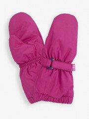 Rosa ciruela - Mitones impermeables con forro de polar de Jojo Maman Bébé - Imagen 4 de 4
