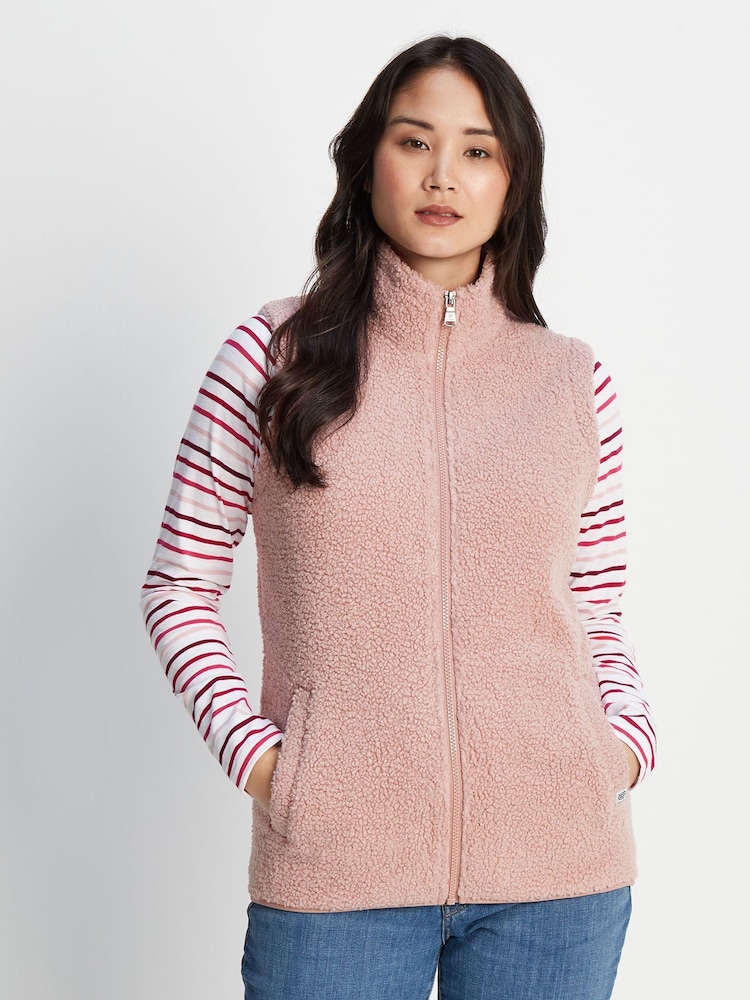Pink - Tog 24 Carlan Weste aus Teddy-Fleece - Bild 1 von 7 Pink - Tog 24 Carlan Weste aus Teddy-Fleece - Bild 1 von 7