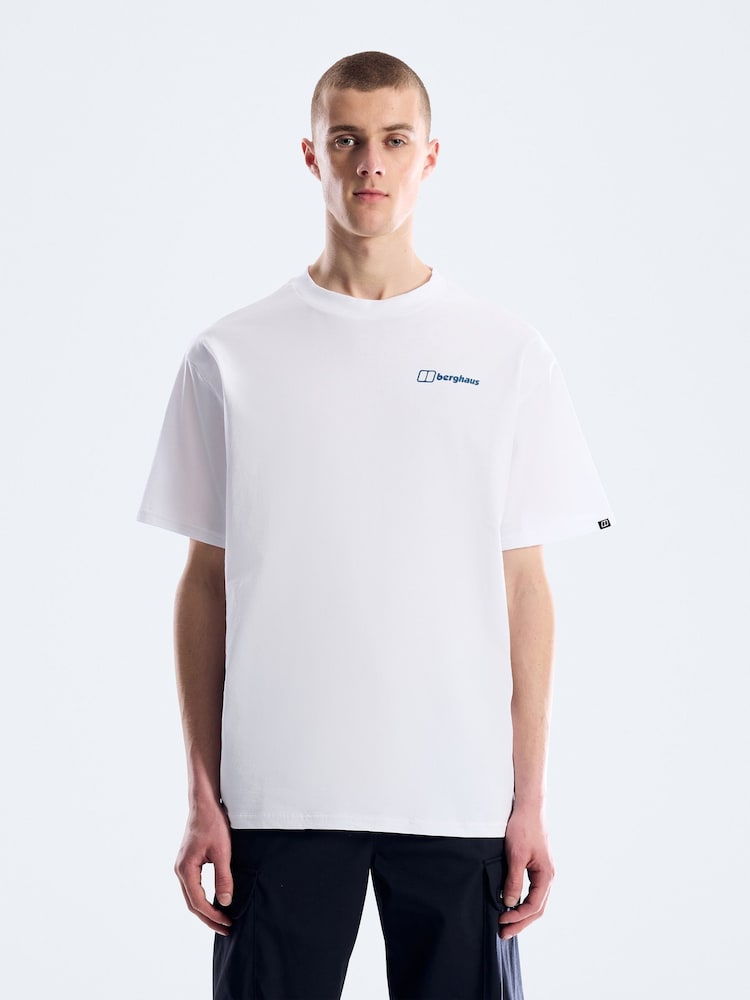 Berghaus White Big Wall Matrix T-Shirt - Image 1 of 6