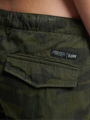 Superdry Green Organic Cotton Parachute Grip Trousers - Image 5 of 6