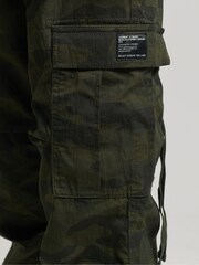 Superdry Green Organic Cotton Parachute Grip Trousers - Image 6 of 6