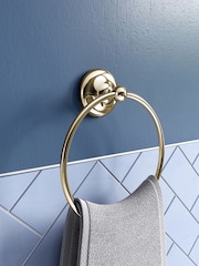 CROYDEX Grosvenor Gold Towel Ring - Image 1 of 4