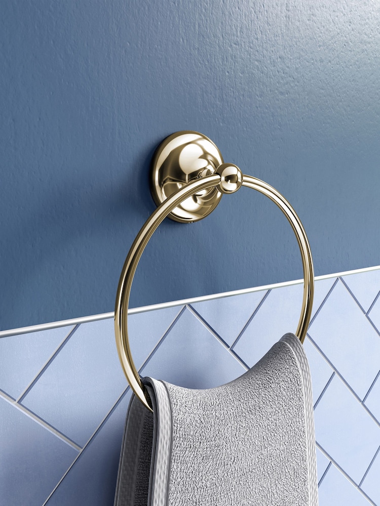 CROYDEX Grosvenor Gold Towel Ring - Image 1 of 4 CROYDEX Grosvenor Gold Towel Ring - Image 1 of 4