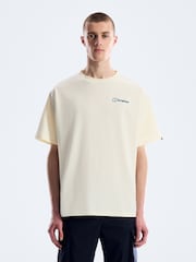 Berghaus Cream Geo Mountain T-Shirt - Image 1 of 6
