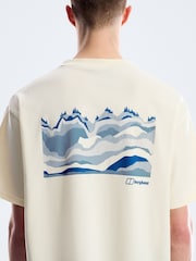 Berghaus Cream Geo Mountain T-Shirt - Image 6 of 6