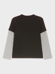 M&Co Minecraft Black Long Sleeve T-Shirt - Image 5 of 6