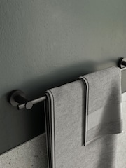 CROYDEX Epsom Black Towel Rail - Image 1 of 4