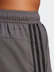 adidas Grey Train Essentials 3-Stripe Shorts - Image 5 of 5