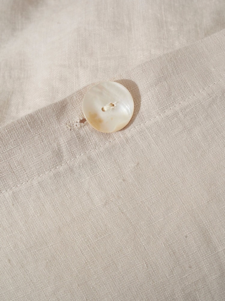 Truly Grey 100% Linen Duvet Cover - Image 2 of 4 Truly Grey 100% Linen Duvet Cover - Image 2 of 4