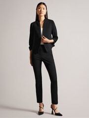 Ted Baker Black 3/4 Sleeve Crop Jacket - Image 2 of 4