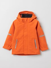 Polarn O. Pyret Blue Waterproof Shell Coat - Image 4 of 10