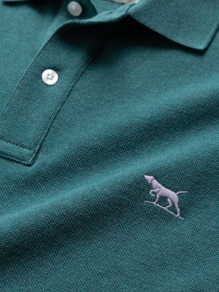 Rodd & Gunn Teal Green The Gunn Polo Shirt - Image 5 of 5 Rodd & Gunn Teal Green The Gunn Polo Shirt - Image 5 of 5
