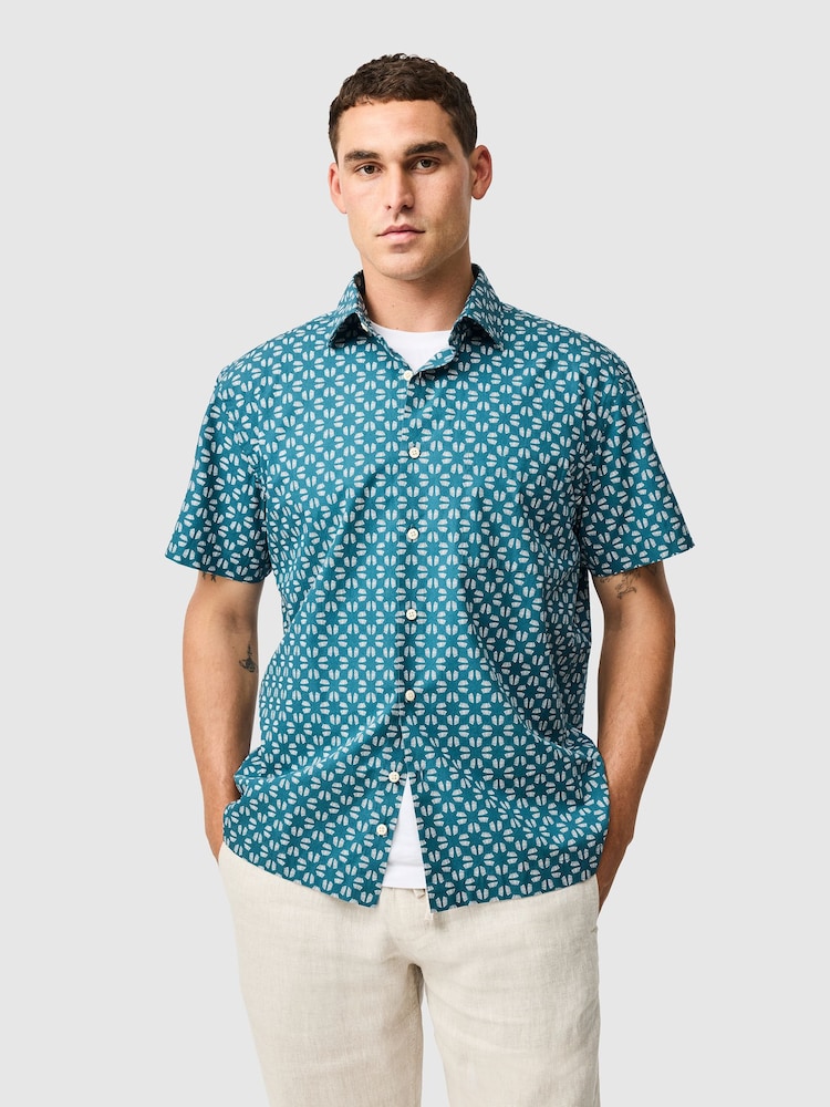 Rodd & Gunn Blue Crown Hill Shirt - Image 1 of 4 Rodd & Gunn Blue Crown Hill Shirt - Image 1 of 4