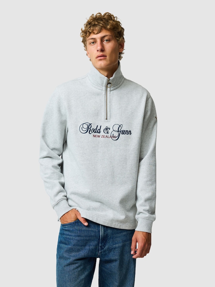 Rodd & Gunn Grey Jubilee Sweat Top - Image 1 of 3 Rodd & Gunn Grey Jubilee Sweat Top - Image 1 of 3