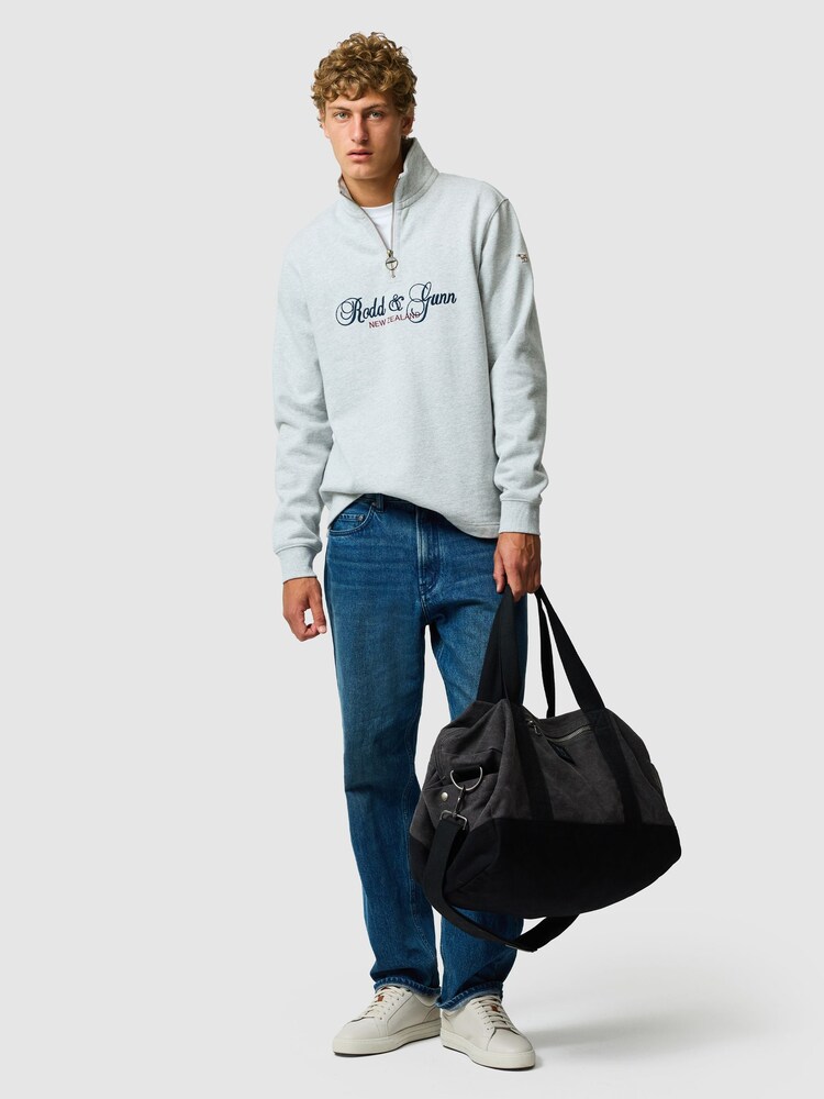 Rodd & Gunn Grey Jubilee Sweat Top - Image 2 of 3 Rodd & Gunn Grey Jubilee Sweat Top - Image 2 of 3
