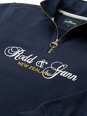 Rodd & Gunn Blue Jubilee Sweat Top - Image 5 of 5