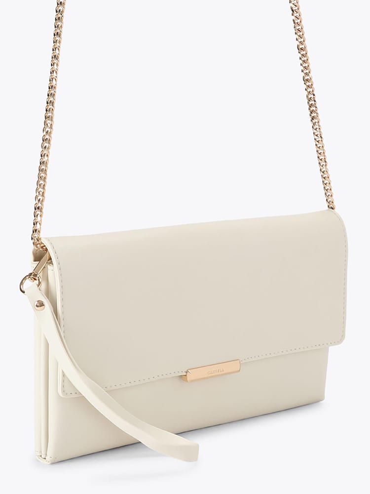 Carvela White Amalia Clutch Bag - Image 2 of 4 Carvela White Amalia Clutch Bag - Image 2 of 4