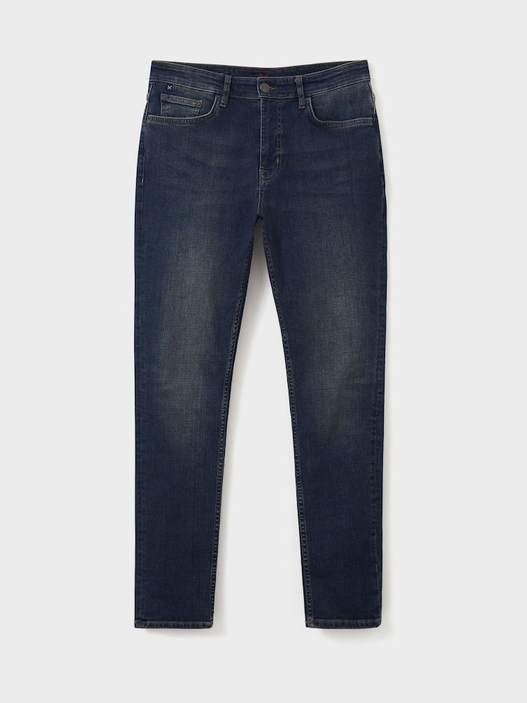 Crew Clothing Blue Spencer Slim Jeans - Image 4 of 4