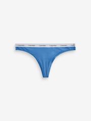Calvin Klein Blue Icon Logo Thongs - Image 2 of 2