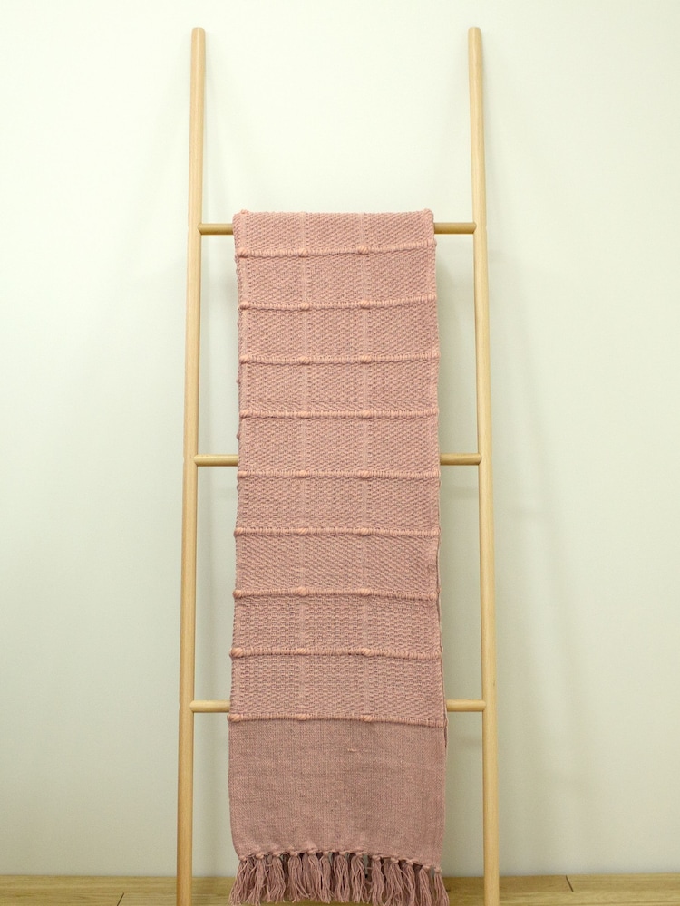 furn. Pink Motti Throw - Image 1 of 3